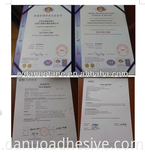 HAVC Aluminium Foil Duct Adhesive Pita dengan pelapik